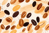 Coffee beans abstract shape backgrounds line food.