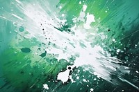 Cute white splashes abstract on green background backgrounds painting splattered.