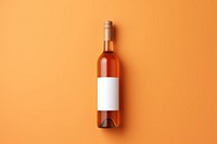 Bottle drink wine orange color.