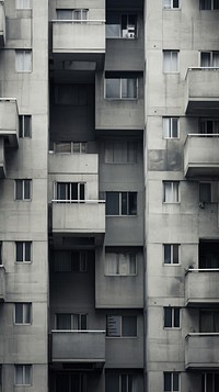 Cool wallpaper brutalist architecture apartment building city.