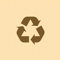 Recycle icon symbol recycling circle.
