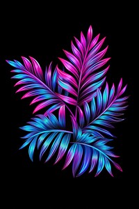 Tropical leaves pattern nature purple.
