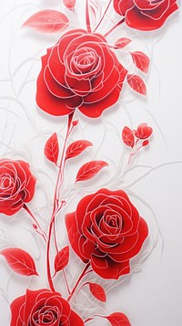 Pattern glass fusing art rose flower petal.