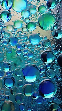 Bubbles glass fusing art backgrounds textured pattern.