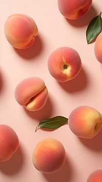 Peachs backgrounds fruit apple.