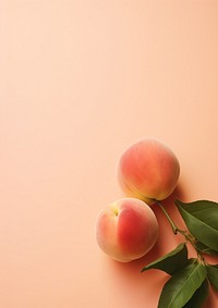 Peachs apple fruit plant.