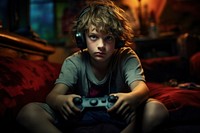 Person gaming portrait photo photography.
