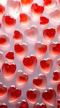 Pattern glass fusing art backgrounds heart petal.