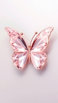 Rose gold pink butterfly jewerly jewelry accessories fragility.