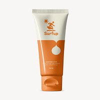 Sunscreen lotion tube