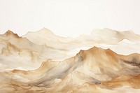 Watercolor mountain background backgrounds painting nature.