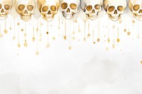 About skulls watercolor background celebration pattern yellow.