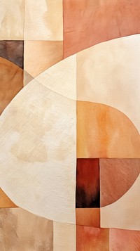 Brown marble abstract painting collage.