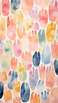 Bunny feet pattern cute abstract texture art.