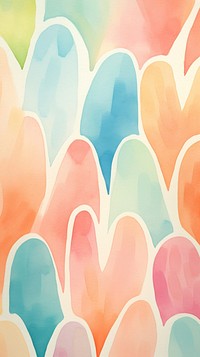 Bunny feet pattern cute abstract petal backgrounds.