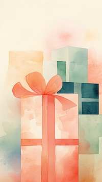 Christmas gifts abstract architecture backgrounds.