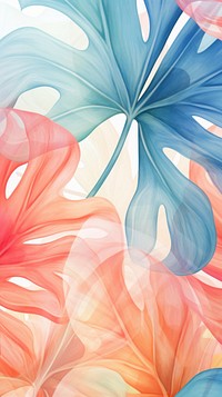 Monstera pattern abstract petal backgrounds.