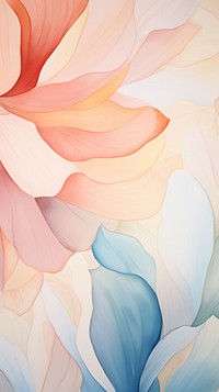 Pastel flowers abstract painting pattern.