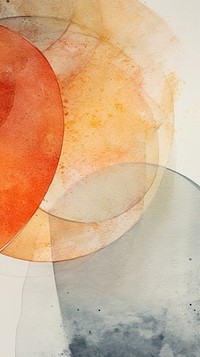 Saturn abstract painting palette.