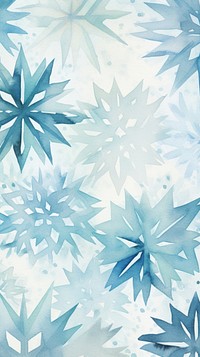 Snowflake pattern seamless abstract shape plant.