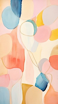 Summer party abstract painting palette.