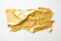 Gold paper backgrounds torn white background.