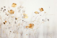Dried flower watercolor background painting backgrounds plant.