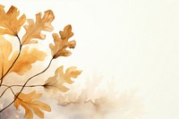 Russet Oak Leaf watercolor minimal background leaf backgrounds painting.
