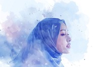 Hijab portrait adult hijab.