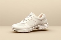 Exercise shoe for running and maintaining healthy lifestyle footwear clothing leather.