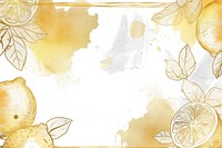 Lemon border frame backgrounds pattern sketch.