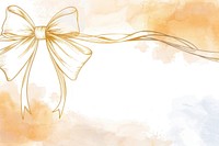 Ribbon bow border frame backgrounds pattern drawing.