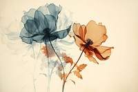 Vintage flower art painting graphics.