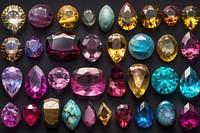 Gemstones amethyst collection jewelry.