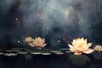 Lotus watercolor background outdoors painting nature.