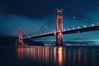 Golden gate bridge landmark night golden gate bridge.