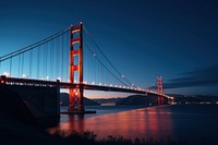 Golden gate bridge landmark evening golden gate bridge.