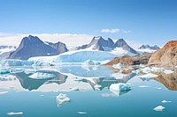 Greenland landscapes panoramic mountain outdoors.