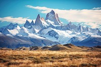 Patagonia mountain landscape panoramic outdoors.