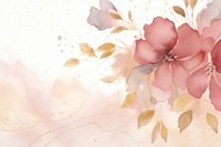 Pink floral watercolor background backgrounds painting blossom.