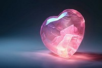 Rose quartz stone gemstone jewelry heart.