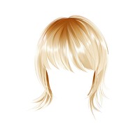 Blonde crew cut hairstyle adult wig.