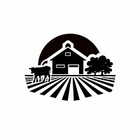 Orange Farm logo icon silhouette outdoors nature.