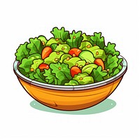 Salad Clipart food bowl vegetable.