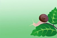 Snail realistic cartoon animal insect.