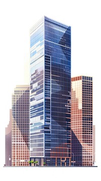 Architecture skyscraper building office.
