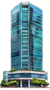 Architecture skyscraper building office.