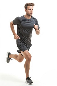 Jogging footwear running shorts.
