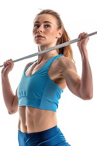 Holding javelin sports adult woman.