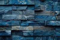 Sandstone wall blue architecture.